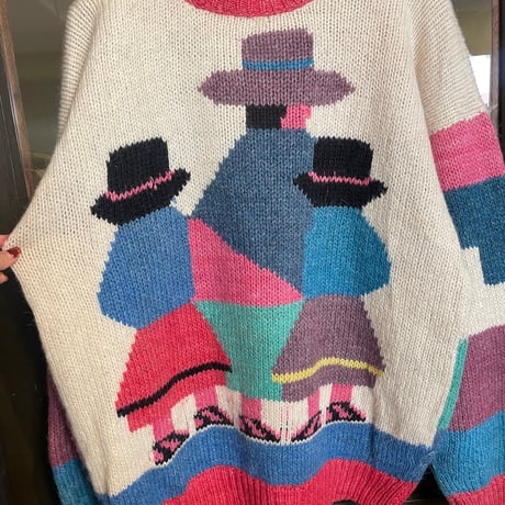 "mom & girl" knit