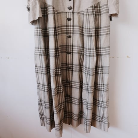 tyrol dress / beige check
