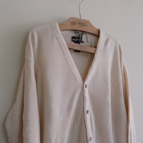 made in usa / acryl knit cardigan