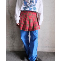 check mini skirt