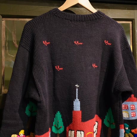3D cotton knit "church"