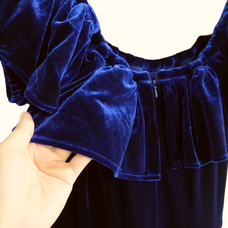 velours × gradation dress