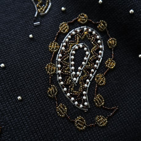 beaded embroidery cardigan