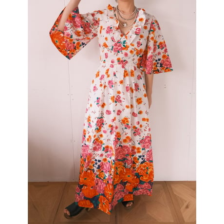 flower print dress