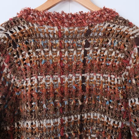 crochet knit jacket