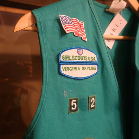 girls scouts patch vest