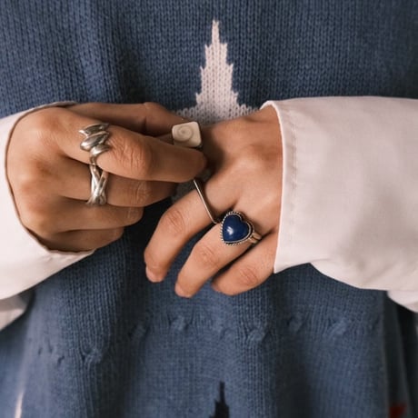 navajo / lapis lazuli ♡ ring