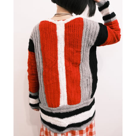hand knit cardigan