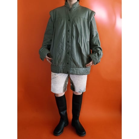 made in Italy / design leather jacket
