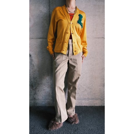 “L”  7th lettered cardigan