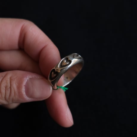 navajo / "♡" stamp ring / DarrellCadman