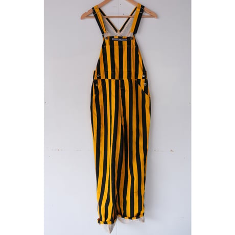 "GAME BIBS" stripe overall