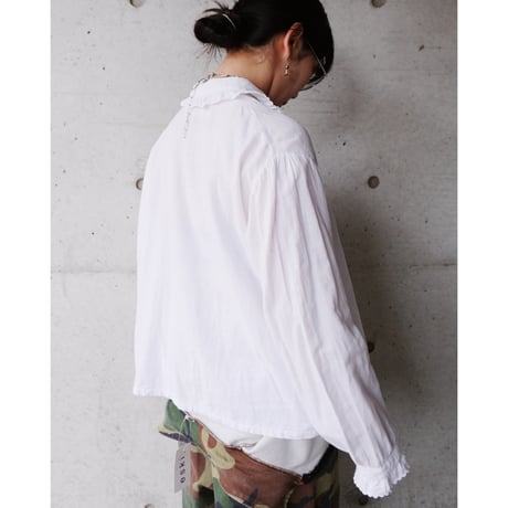 antique / cotton blouse