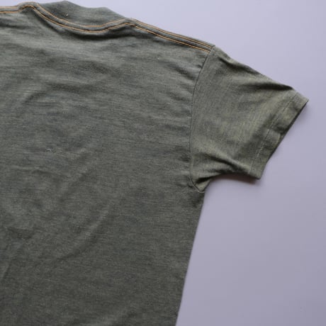 over dye tee shirt “khaki”