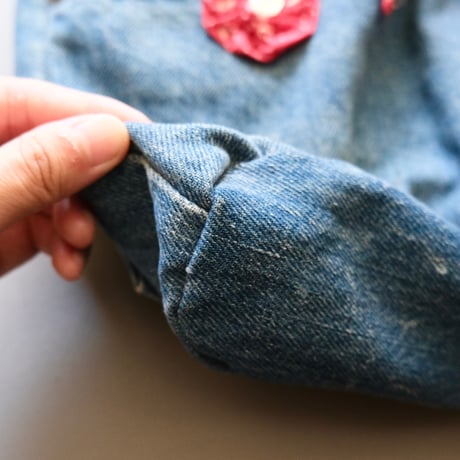 70s levi's denim remake bag