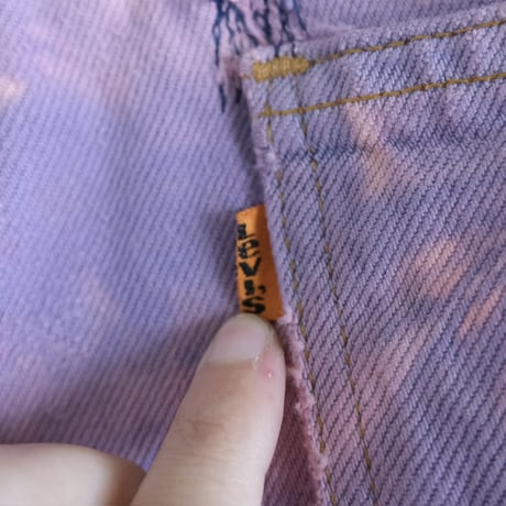 Levi's / tie-dye denim pants
