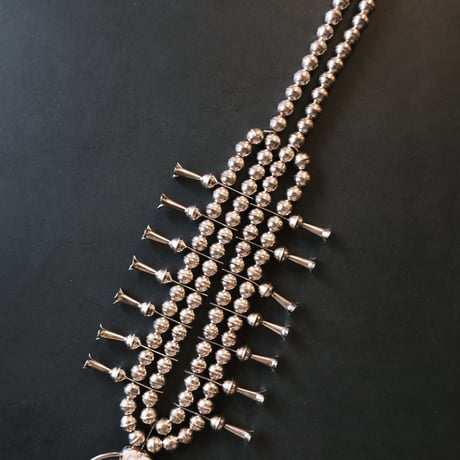 navajo "PhillGarcia" / squash blossom naja necklace