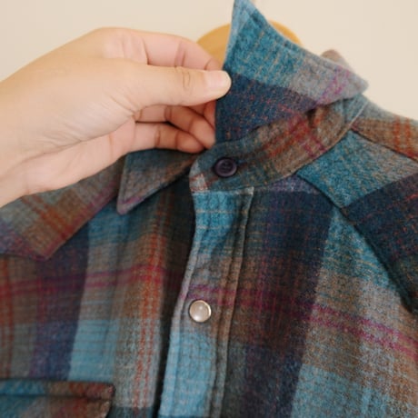 PENDLETON wool check shirt