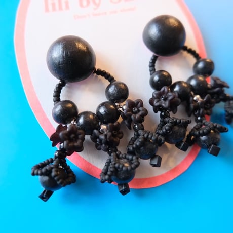 lili by SERI / mini wood foop / black