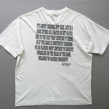 90's anvil / old print tee "P"