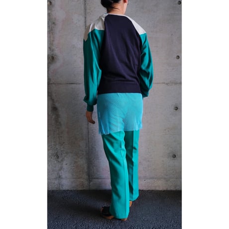 easy slacks pants “green”