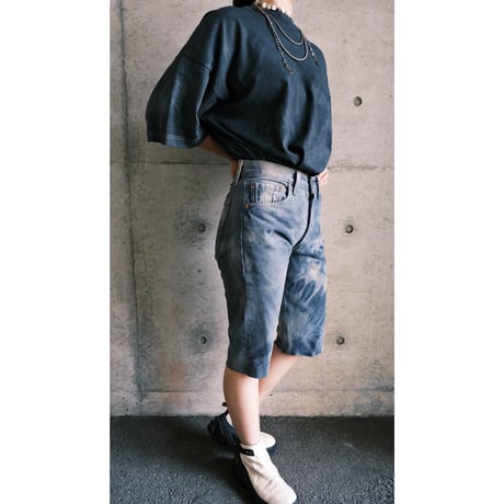 over dye back lettered tee shirts