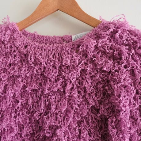 80s poodle knit