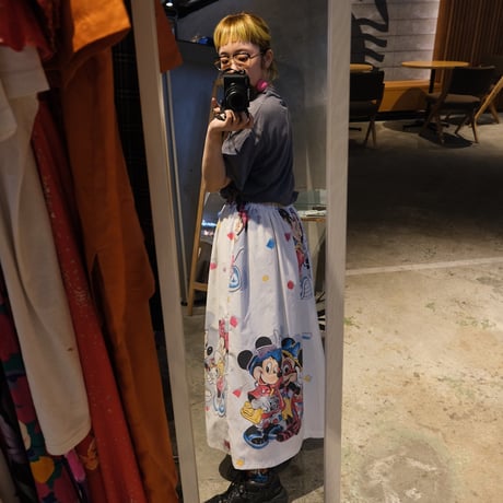 remake skirt / "Mickey × Minnie"