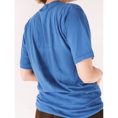 print tee / blue