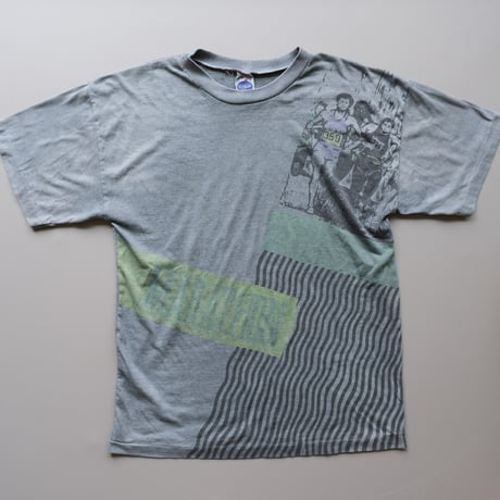 over dye tee / black