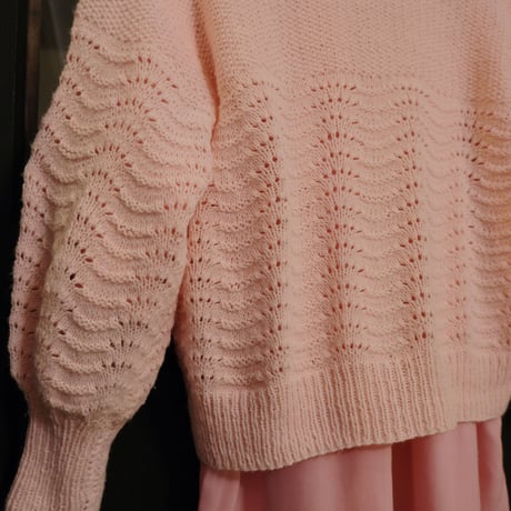 hand knit cardigan