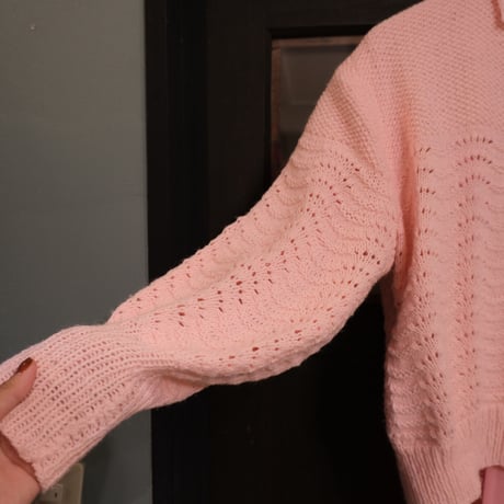 hand knit cardigan