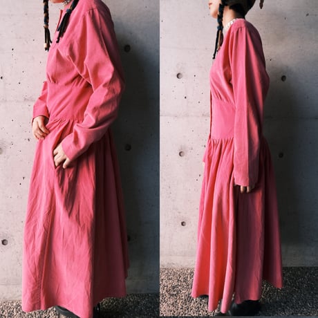 corduroy flare dress