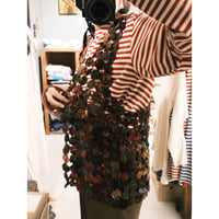 yoyo quilt vest