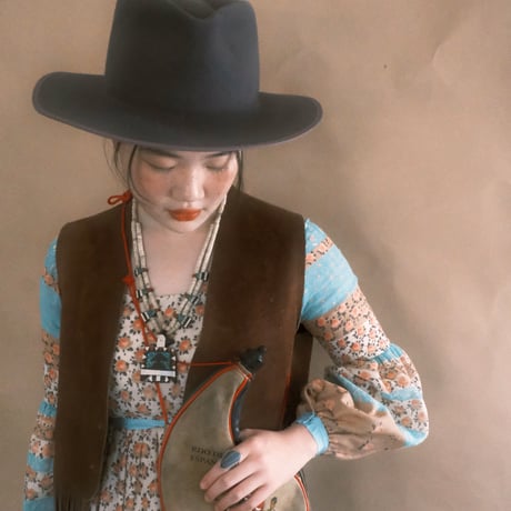 60-70s vintage flower dress
