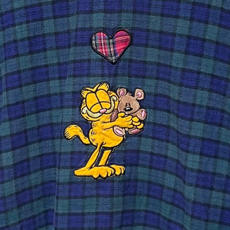 "Garfield" check cotton dress