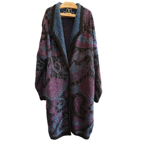 long knit cardigan