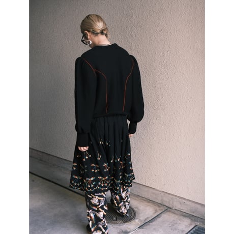 black tyrol cardigan