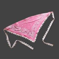 eski. original remake / lace × bandanna kerchief "pink"
