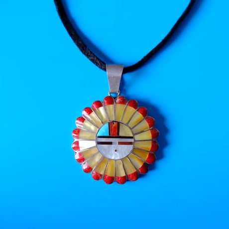 zuni / sunface necklace