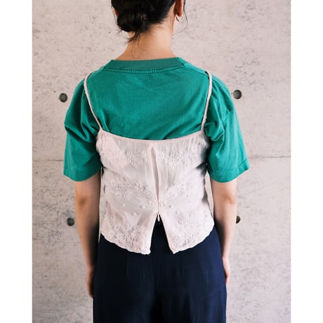 embroidery×beads camisole
