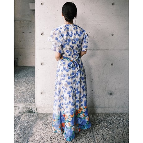 70s flower dress