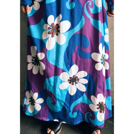 70s flower dress