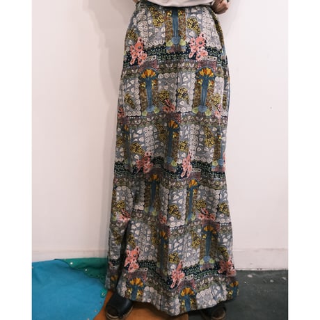 〜70s flower skirt