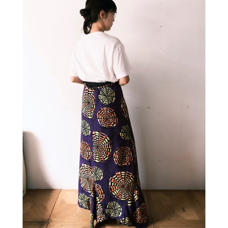 batik wrap skirt