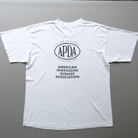 old print tee / white