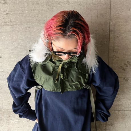 80s USNavy / "dead stock" A-1 hood vest