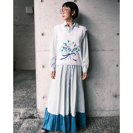 cotton knit vest