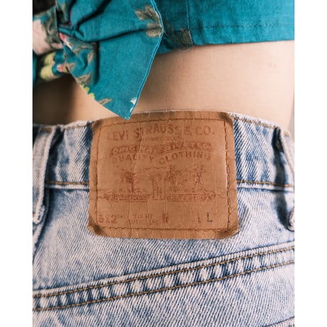 Levi's / remake denim / fake fur