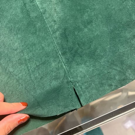 leather mini skirt